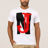 NJ (New Jersey) T-shirt (Voorkant)