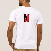 NJ (New Jersey) T-shirt (Achterkant)