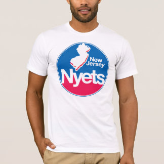 NJ NYETS Throwback T Shirt (alleen voorste logo)