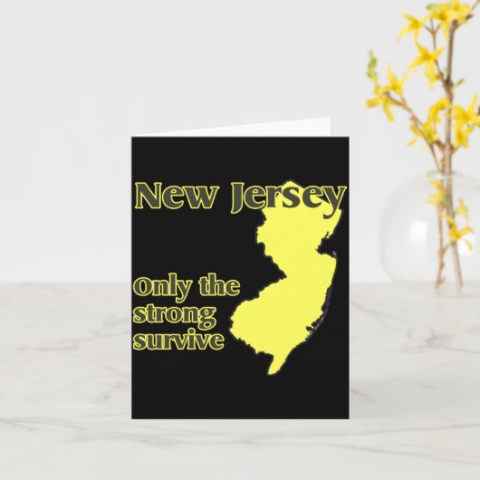 Nj Only The Strong Survive _1  Kaart (Gele Bloem)
