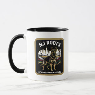 NJ Roots Duitse Herdershond Zwarte Erfgoed Trots K Mok