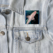 NJ Shark CB Vierkante Button 5,1 Cm (In situ)