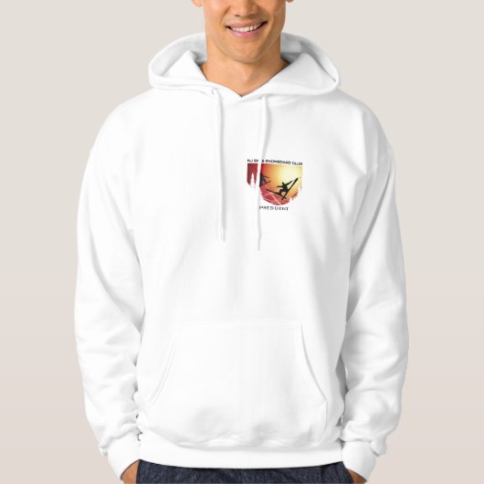 NJ Ski & Snowboard Club Hoodie (Voorkant)