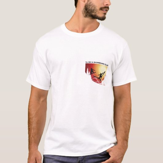 NJ Ski & Snowboard Club T-shirt (Voorkant)