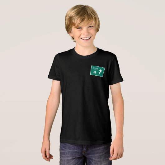 NJ-snelweg Tri-Blend Shirt (Voorkant volledig)