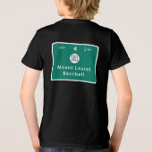 NJ-snelweg Tri-Blend Shirt (Achterkant)