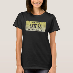 NJ State Vanity Licentie Bord EXIT 7A T-shirt