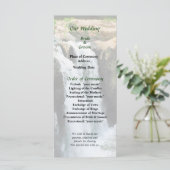 NJ - Waterfall Paterson NJ Wedding Programme Programmakaart (Staand voorkant)