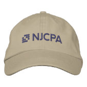 NJCPA Baseball Hat- Khaki - Geborduurde Pet (Voorkant)