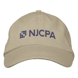 NJCPA Baseball Hat- Khaki - Geborduurde Pet