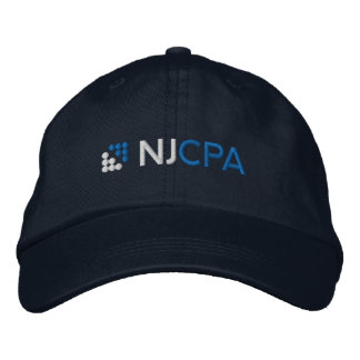 NJCPA Baseball Hat - Navy Geborduurde Pet