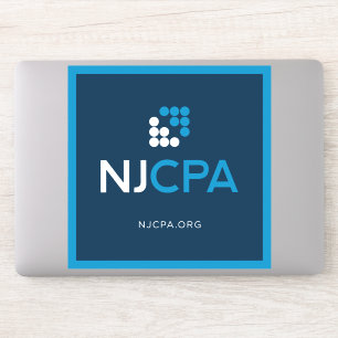 NJCPA Vinyl Sticker - groot