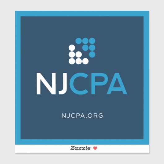 NJCPA Vinyl Sticker - groot (Vel)