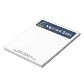 NJDCF "Belangrijke notities"-pad Notitieblok (Linkerzijde)