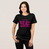 NJF CHALK Can'T Ignore Pink Tri-Blend Shirt (Voorkant volledig)