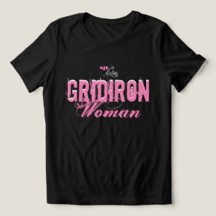NJF GRIDIRON  Edge Krijt Vrouw Tri-Blend Shirt