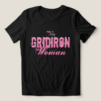 NJF GRIDIRON Edge Krijt Vrouw Tri-Blend Shirt