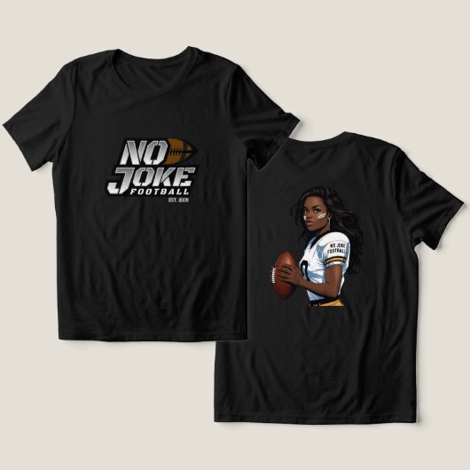 NJF NEW ERA LOGO Tri-Blend SHIRT (Ontwerp Voorkant & Achterkant)