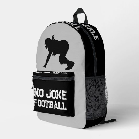 NJF RETRO LINEWOMEN BEDRUKTE RUGZAK (Achterkant Hoek Rechts)