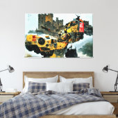 Njiri de architect canvas afdruk (Insitu (Slaapkamer))