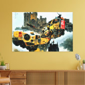 Njiri de architect canvas afdruk (Insitu (Woonkamer))