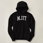 NJIT Athletic Arch College University = Alumni Hoodie (Design voorkant)