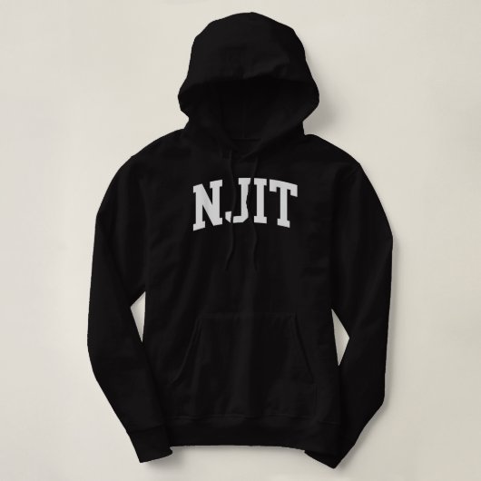 NJIT Athletic Arch College University = Alumni Hoodie (Design voorkant)
