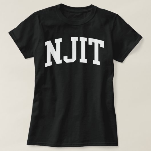 NJIT Athletic Arch College University = Alumni T-shirt (Design voorkant)