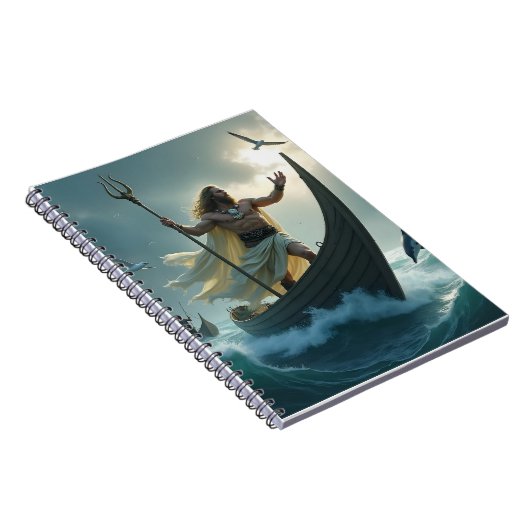 Njord, de god van het Zee en de wind Notitieboek (Rechterzijde)