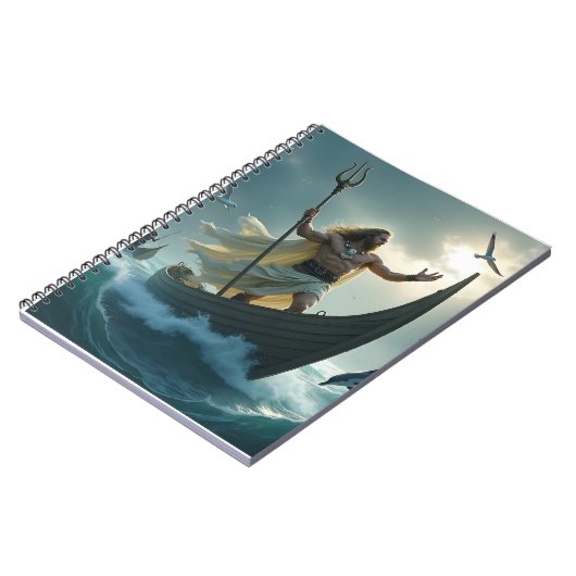 Njord, de god van het Zee en de wind Notitieboek (Linkerzijde)