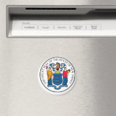 NJPI New Jersey State Seal Magneet (Insitu (Vaatwasser))