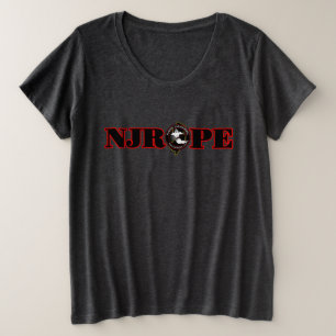 NJROPE GROTE MAAT T-SHIRT