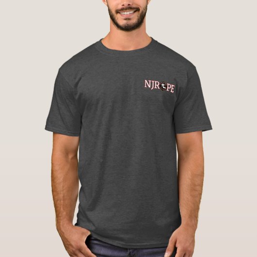 NJROPE...Ik geloof, doe jij (rood) T-shirt (Voorkant)