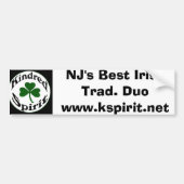 NJ's Best Irish Trad Duo Bumpersticker (Voorkant)