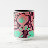 Njut av morgon kaffet i retrostil mok (Midden)