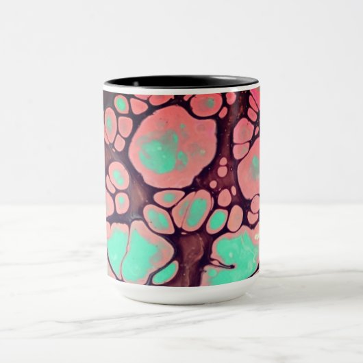 Njut av morgon kaffet i retrostil mok (Midden)