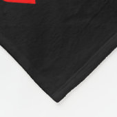 Nk And Red Hearts Lovers Funny Valentine’s Day Hum Fleece Deken (Hoek)