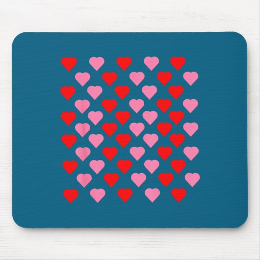 Nk And Red Hearts Lovers Funny Valentine’s Day Hum Muismat (Voorkant)