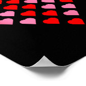 Nk And Red Hearts Lovers Funny Valentine’s Day Hum Poster (Hoek)