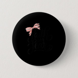 Nk Boog Geloof Boven Angst Christelijke Tiener Mei Ronde Button 5,7 Cm