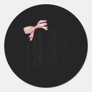 Nk Boog Geloof Boven Angst Christelijke Tiener Mei Ronde Sticker