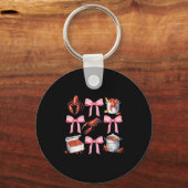 Nk Bow Cute Coquette Crawfish Boil Y2k Girl Aesthe Sleutelhanger (Voorkant)