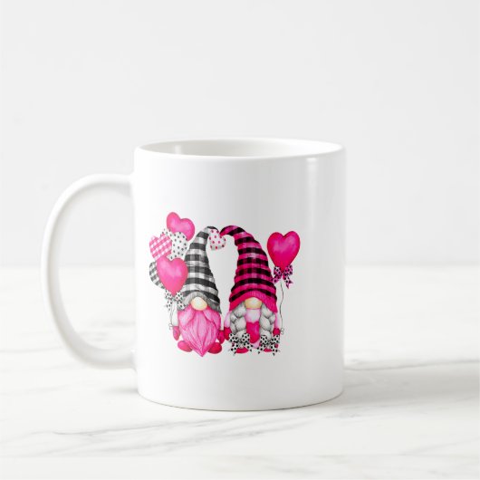 Nk Buffalo Plaid And Heart Balloons Valentines D _ Koffiemok (Links)