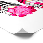 Nk Buffalo Plaid And Heart Balloons Valentines D Poster (Hoek)