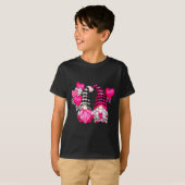 Nk Buffalo Plaid And Heart Balloons Valentines D  T-shirt (Voorkant volledig)