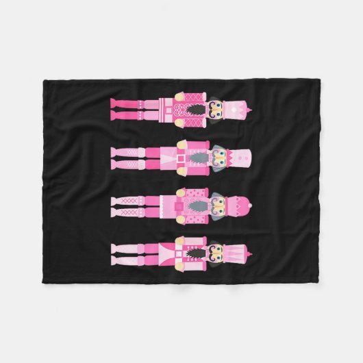 Nk Christmas Nutcracker Squad Ballet Dance Matchin Fleece Deken (Voorkant (Horizontaal))