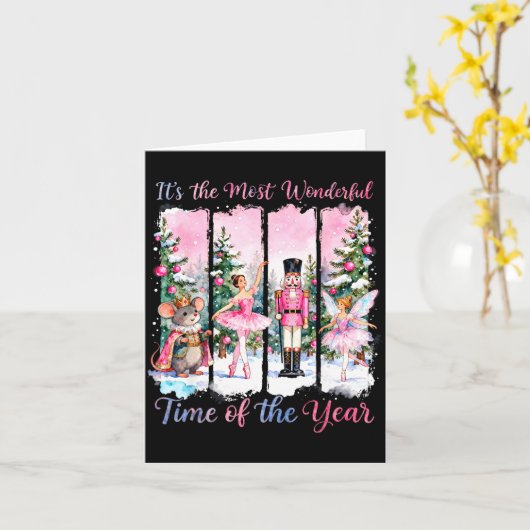 Nk Coquette Bow Nutcracker Friends Snow Globe Chri Kaart (Gele Bloem)