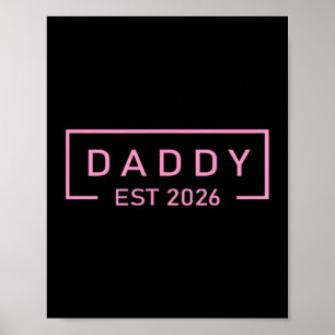 Nk Daddy Est. 2026 Logo Vader 2026 Laden Nieuwe Pa Poster