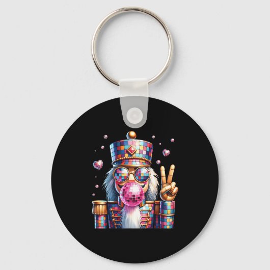 Nk Disco Nutcracker Bubblegum Christmas For Men Wo Sleutelhanger (Voorkant)