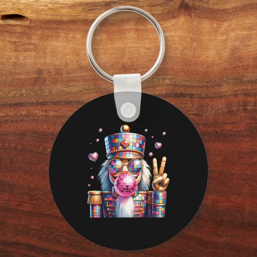 Nk Disco Nutcracker Bubblegum Christmas For Men Wo Sleutelhanger (Voorkant)